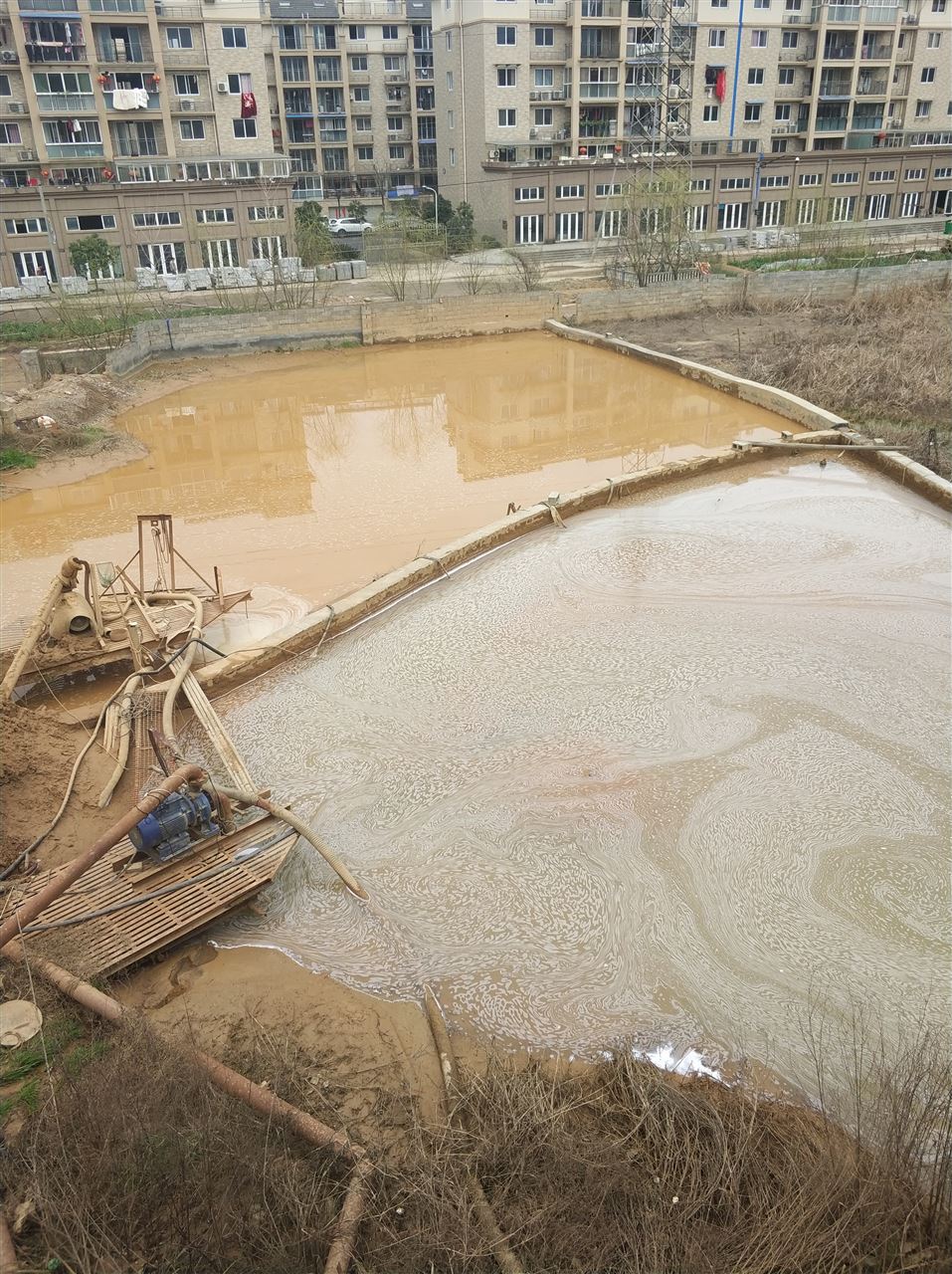 天桥沉淀池淤泥清理-厂区废水池淤泥清淤
