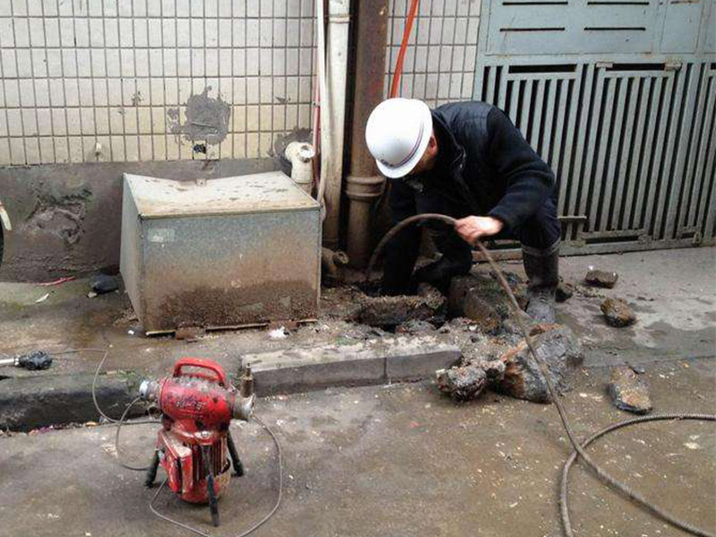 天桥疏通下水道-洗菜池疏通